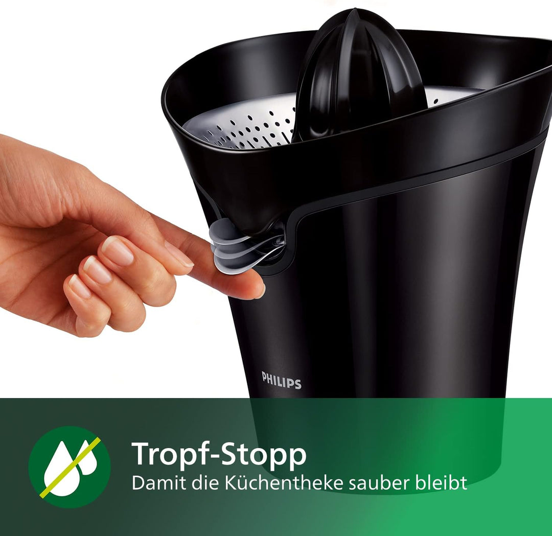 Philips Zitruspresse – 85W, Tropf-Stopp, QuickClean