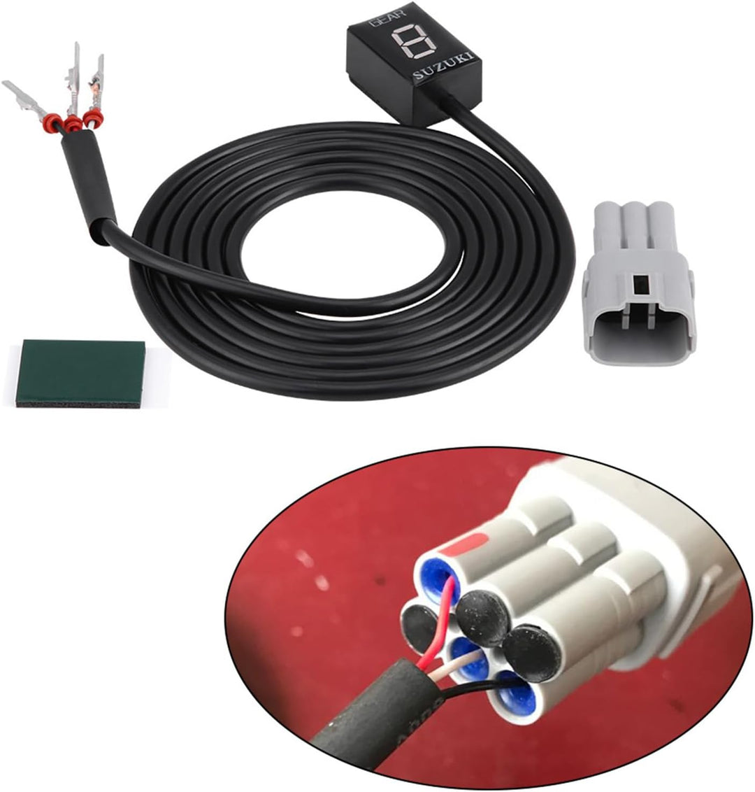 Motorrad Ganganzeige, Motorrad N-6 Gang Ganganzeige ECU Stecker für Intruder 800 V-Strom GSXR 600