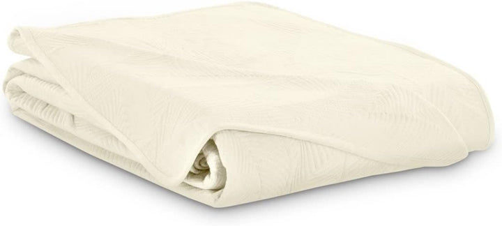 AmeliaHome Tagesdecke 170x210 cm gestrickt Velvet Samt Palsha Creme Palsha Creme 170x210 cm, Palsha
