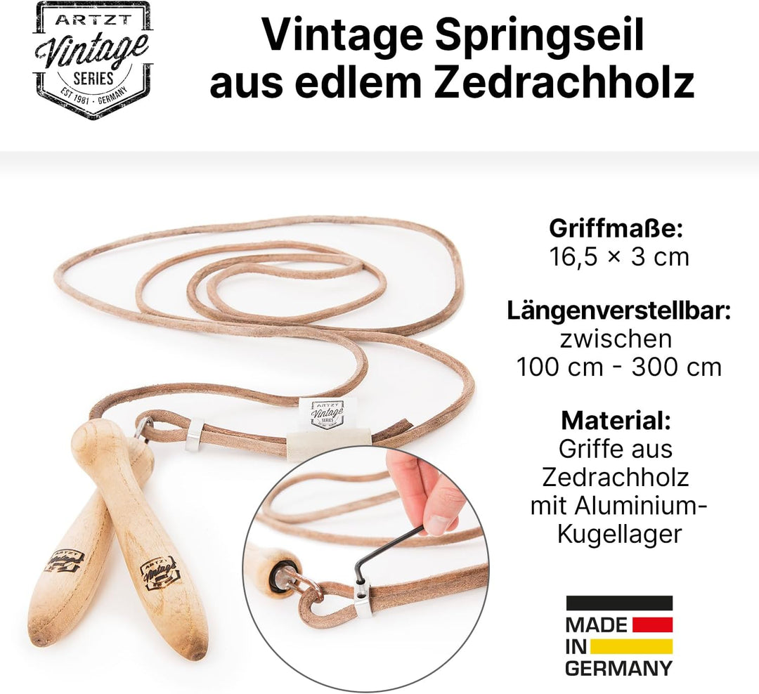 ARTZT Vintage Series Springseil Natur, Onesize