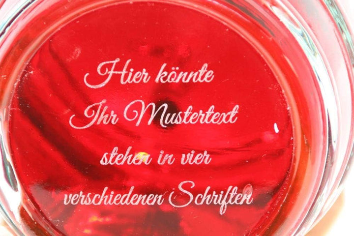 GESCHENKIDEE von MAAJ graviertes GLASFASS 2 L mit METALL-ZAPFHAHN für WEIN WHISKY SCHNAPS in PROFI-Q