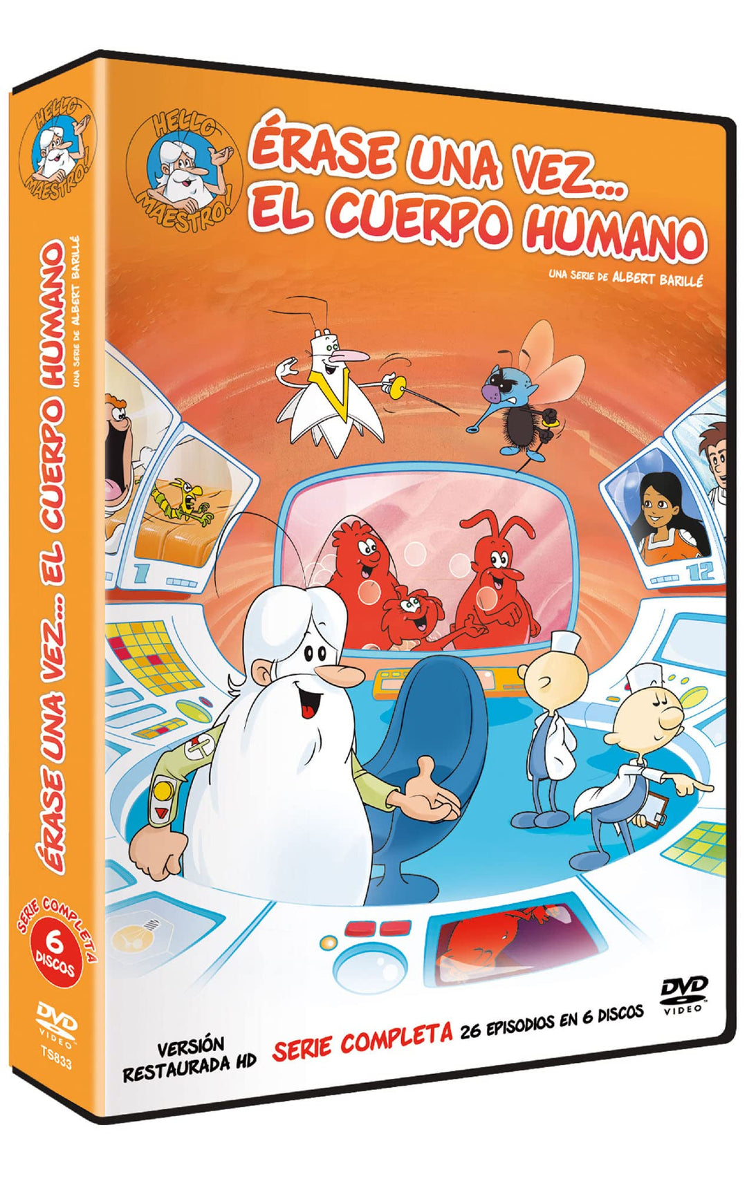 Erase una vez el cuerpo humano (6 DVD) - DVD