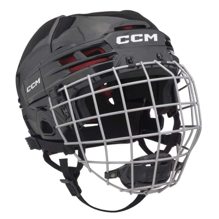 CCM Tacks 70 Helm Combo Senior Schwarz L, Schwarz L