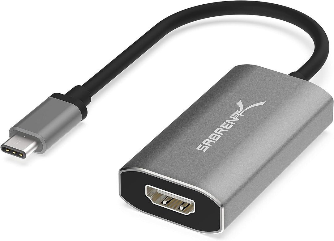Sabrent USB C auf HDMI Adapter, 8K@60Hz 4K@120Hz UHD HDR High Speed, Typ C zu HDMI 2.1 Splitter Konv