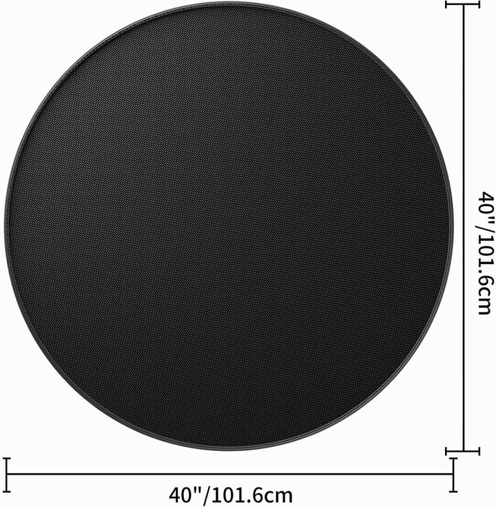 Feuerfeste Matte Feuerstelle Unterlage 2315°C Feuerschutzmatte Hitzeschutzmatte 91.4 cm BBQ Grills M