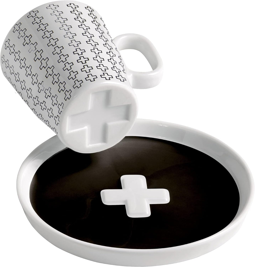 RITZENHOFF 3721003 Espresso-Tasse 95 ml – Serie Genussklasse Nr. 3 Set mit Untertasse, aus Porzellan