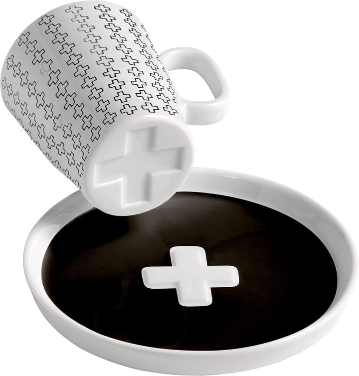 RITZENHOFF 3721003 Espresso-Tasse 95 ml – Serie Genussklasse Nr. 3 Set mit Untertasse, aus Porzellan
