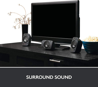 Logitech Z906 5.1 Sound System, Lautsprecher mit 1000 Watt Surround Sound, THX, Mehrere Audio-Eingän