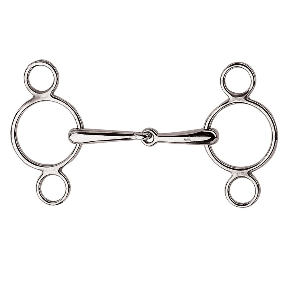 SPRENGER 4130913556 3-Ring Gebiss Edelstahl Rostfrei, 56