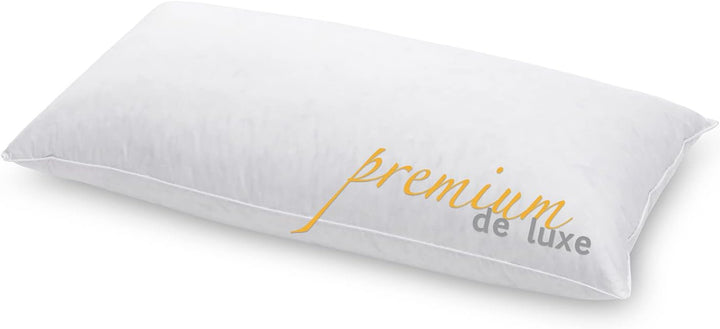 HANSKRUCHEN® Premium de Luxe Daunenkissen 40x80 cm - Made in Germany Daunen Kopfkissen aus 100% Baum