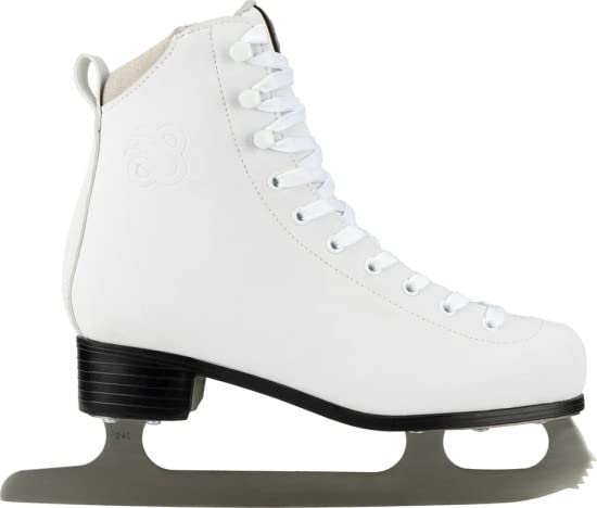 Nijdam Schreuders Sport Semi-Softboot Inlineskate 52 Schwarz/Grau/Gelb 41 EU Weiss, 41 EU Weiss
