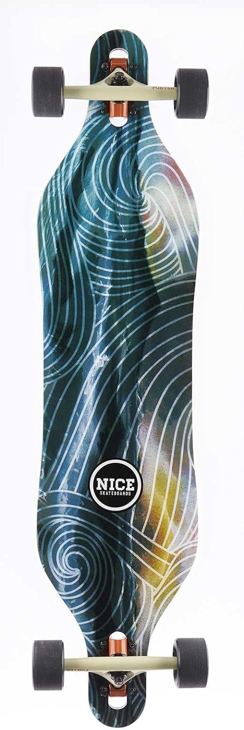 Light Board Corp Nice Wanderer 40" x 9.5" Hardgoods Street, Multicolour, 9.5 x 40 Zoll