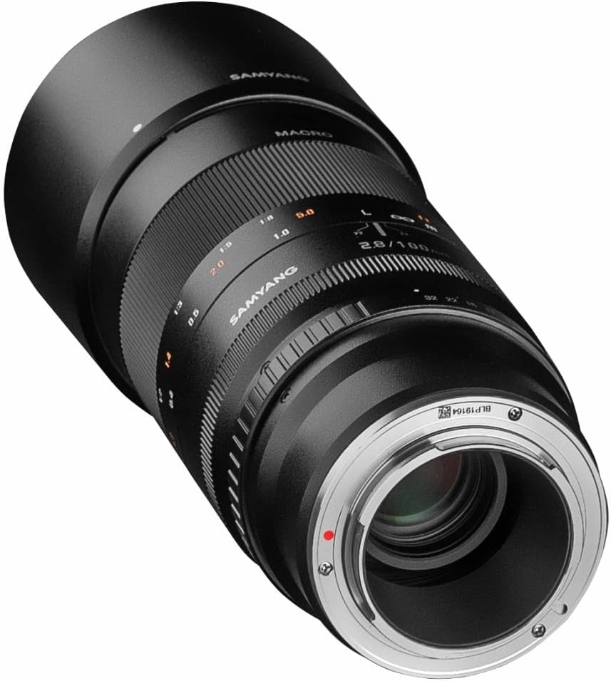 Samyang 100mm F2.8 Makro für MFT– Macro Teleobjektiv Festbrennweite für MFT Mount, manueller Fokus,