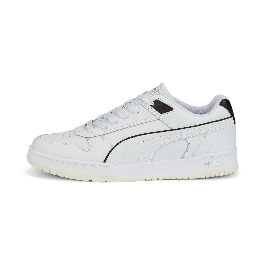 PUMA Unisex CALI WN'S Low-Top Trainer 41 EU Puma White Puma Black Puma Team Gold, 41 EU Puma White P