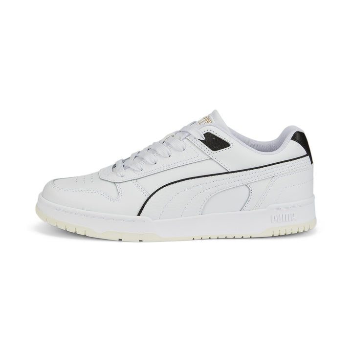 PUMA Unisex CALI WN'S Low-Top Trainer 41 EU Puma White Puma Black Puma Team Gold, 41 EU Puma White P