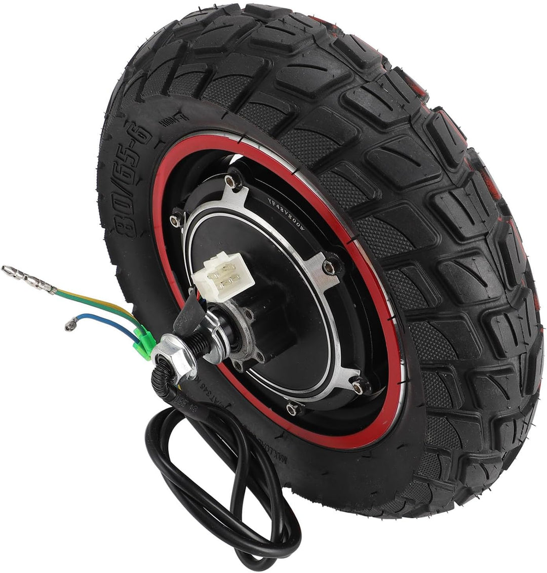 Elektroroller Nabenmotor Hinterrad für KUGOO M4 M4pro, 48V 800W 10 Zoll E-Scooter Hinterrad Antriebs