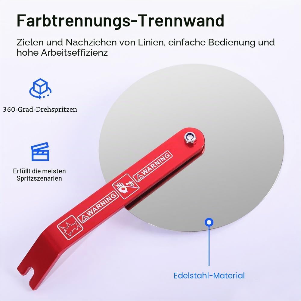 Sprühgerät Airless Zubehör Verlängerungsstange 2 x 30 cm für Titan/Wagner/Graco + Chicane Farbtrennu