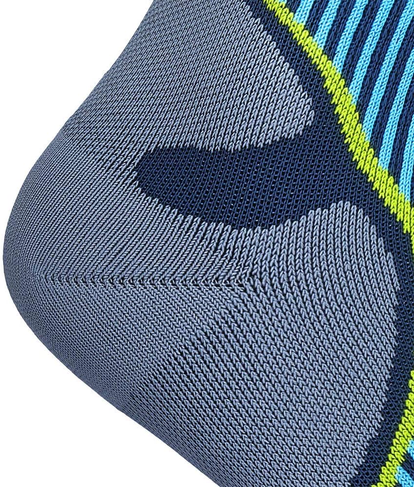 BAUERFEIND Laufsocken Run Performance Compression Socks, 1 Paar Sportsocken 38-40 / L Blau, 38-40 /