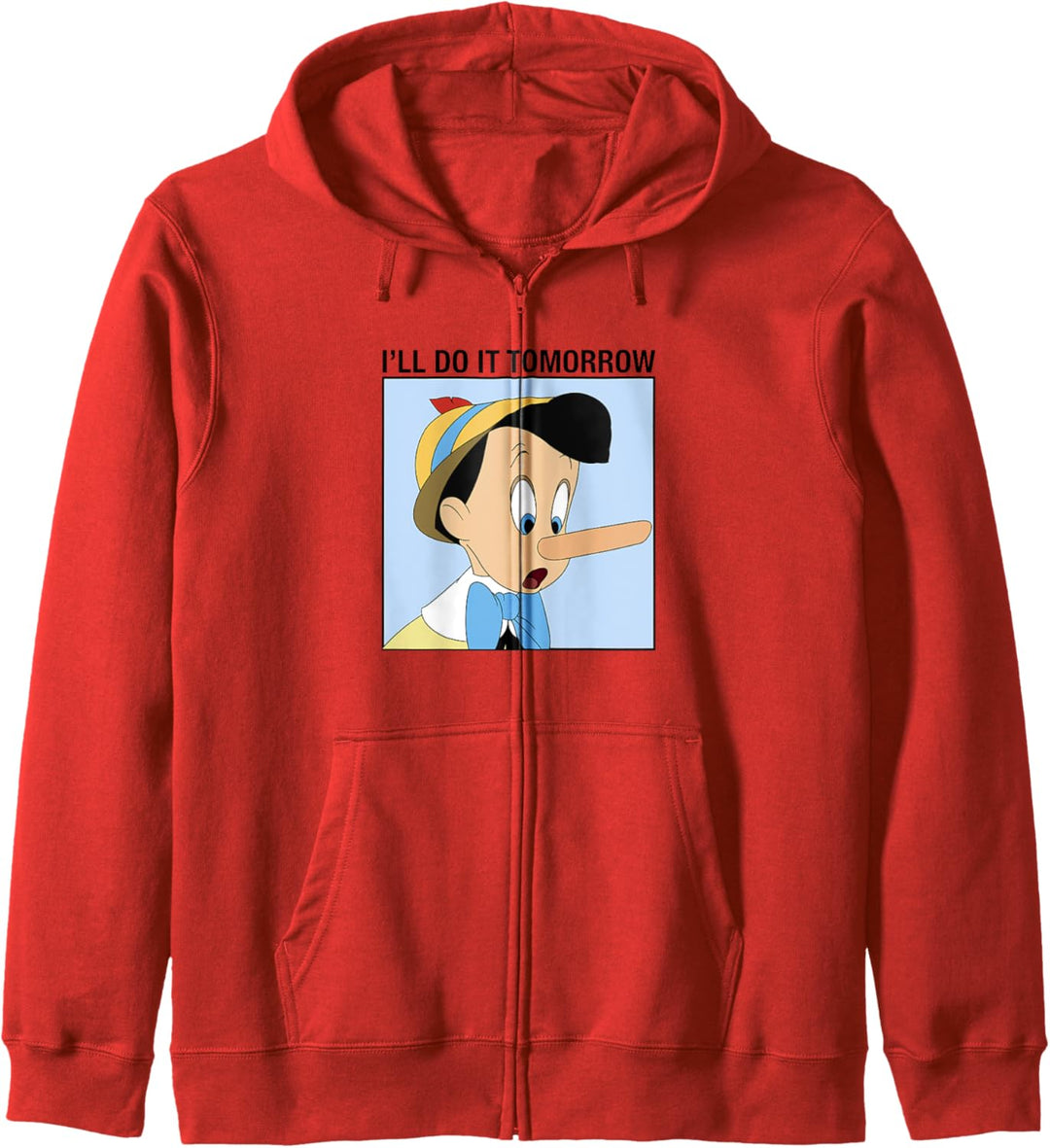 Disney Pinocchio Ich mache es morgen Kapuzenjacke