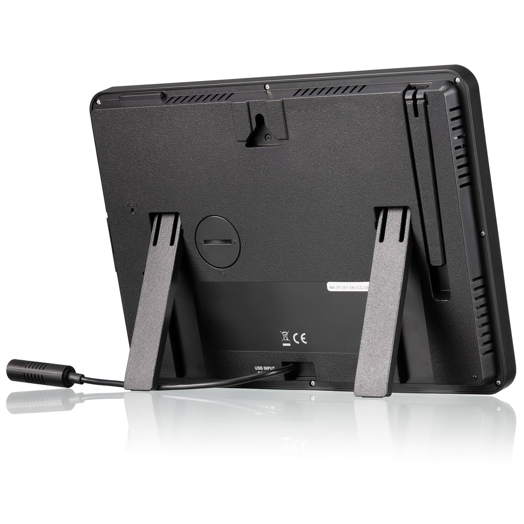 Bresser MeteoChamp 9-in-1 WLAN-Wetterstation mit digitalem Bilderrahmen, HD-Display, Luftqualitätsan