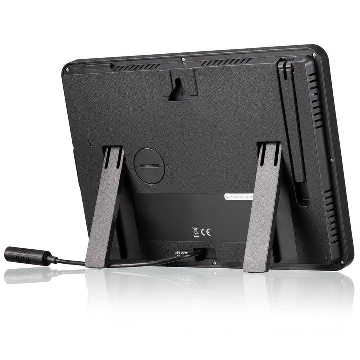 Bresser MeteoChamp 9-in-1 WLAN-Wetterstation mit digitalem Bilderrahmen, HD-Display, Luftqualitätsan