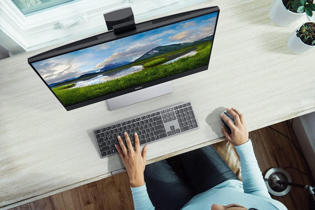 Dell Premier Kabellose Tastatur und Maus für mehrere Geräte — KM7321W — Französisch (AZERTY), Schwar