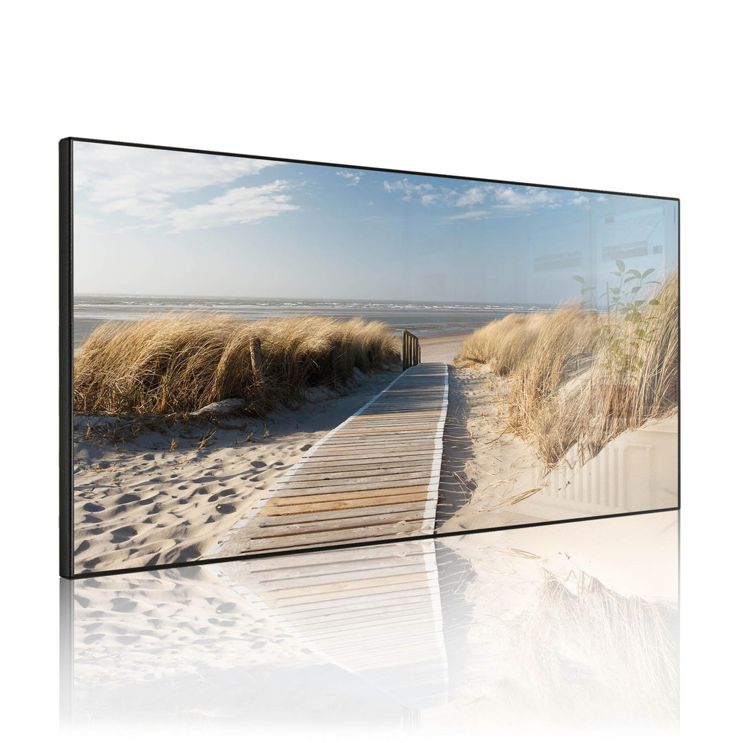 banjado Magnettafel schwarz 78 x 37cm / Magnetwand Metall/Magnetpinnwand als Memoboard/Pinnwand Magn