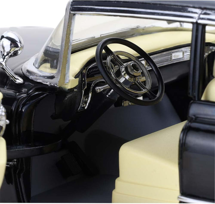 Greenlight 12949 Fahrzeug 1955 Cadillac Fleetwood Serie 60 1:18, schwarz