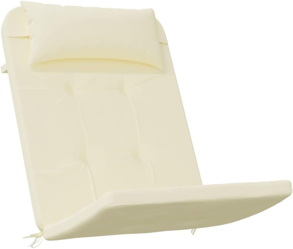 vidaXL Adirondack-Auflagen 2 STK. Creme Oxford-Gewebe, Creme