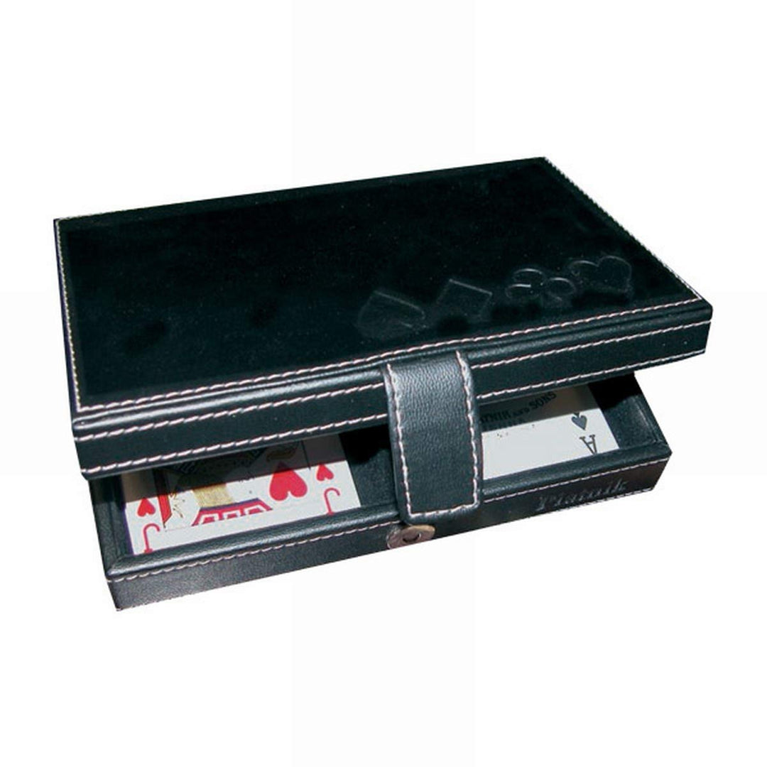 Piatnik 2803 - Spielkartenkassette schwarz