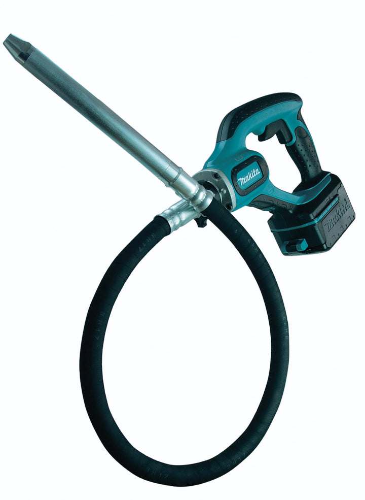 Makita Akku-Betonverdichter (18 V / 5,0 Ah, 2 Akkus) und Ladegerät im Transportkoffer, DVR450RTE
