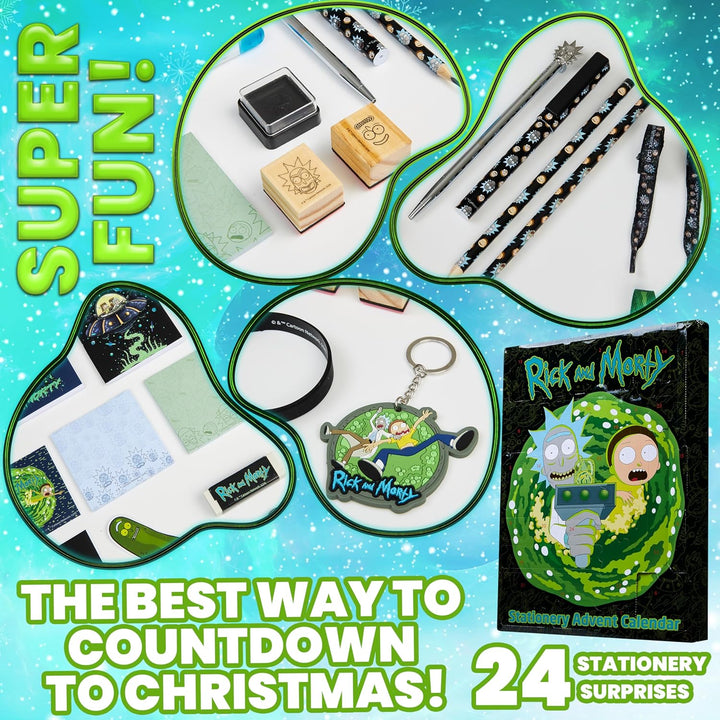 RICK AND MORTY Adventskalender 2024, Lustiger Countdown Kalender