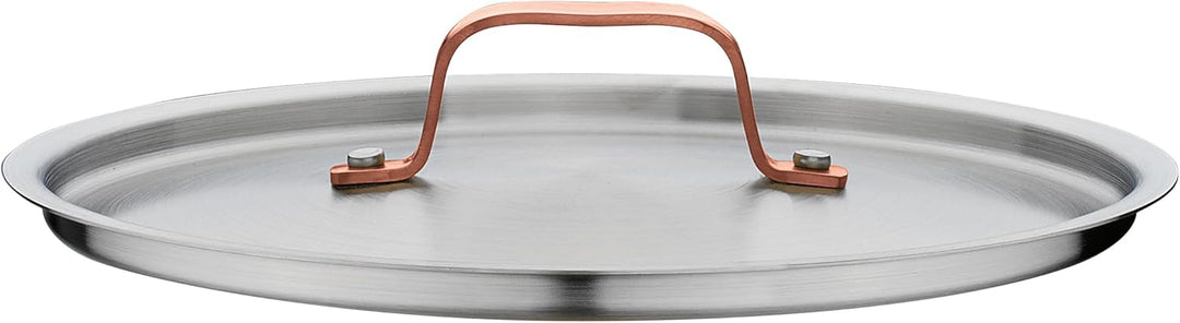 Spring Kochtopf GOURMET, mehrschichtiger Topf mit Deckel aus Edelstahl, backofengeeignet, mit Innens