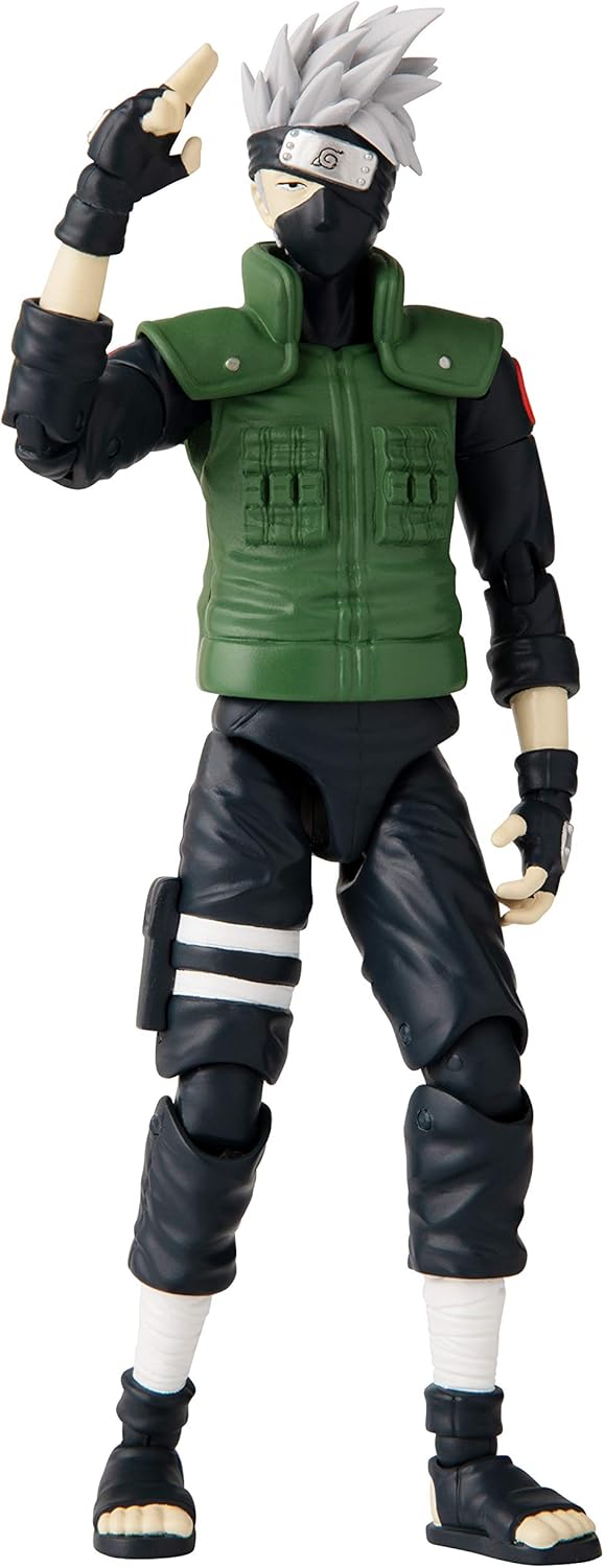 Bandai – Anime Heroes – Naruto Shippuden – Anime-Heldenfiguren 17 cm – Kakashi Hatake – Offizielle L