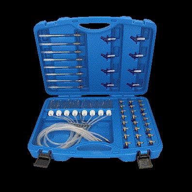 BRILLIANT TOOLS BT581530 Common-Rail-Tester | mit 40 Adaptern [Powered by KS TOOLS]