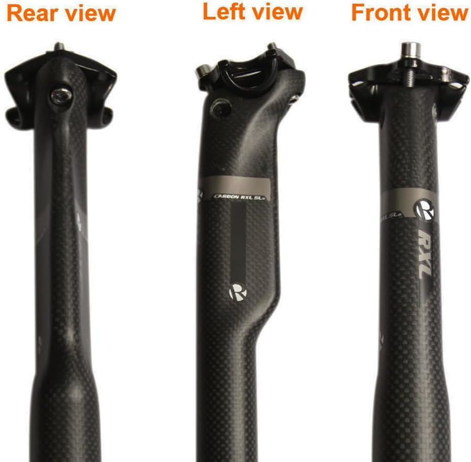 Sattelstütze Carbon，RXL SL MTB sattelstütze 27.2/30.8/31.6mm Fahrrad sattelstütze schwarz 350/400mm