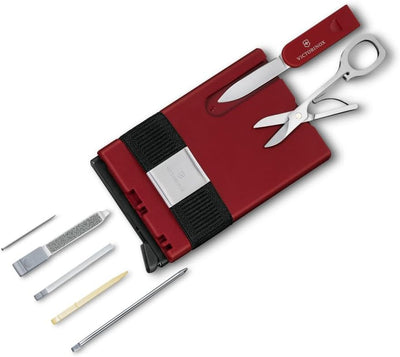 VICTORINOX Smart Card Wallet, 2 in 1 Portemonnaie mit Multitool, 10 Funktionen, Swiss Made, Kartenet