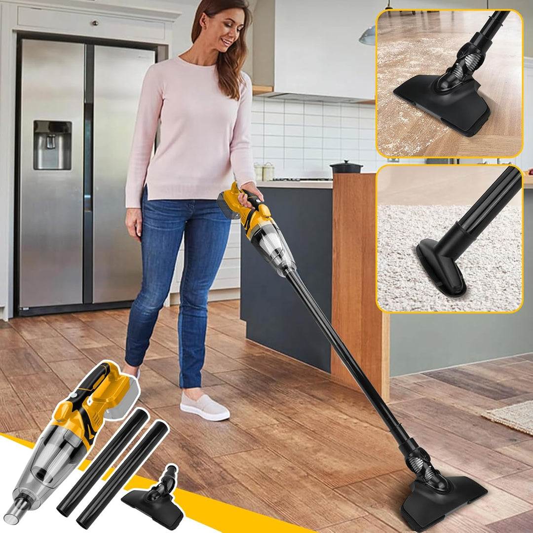 Akku Handstaubsauger kompatibel mit Dewalt 20V Batterie, 10000Pa Tragbar Staubsauger mit Fugendüse,