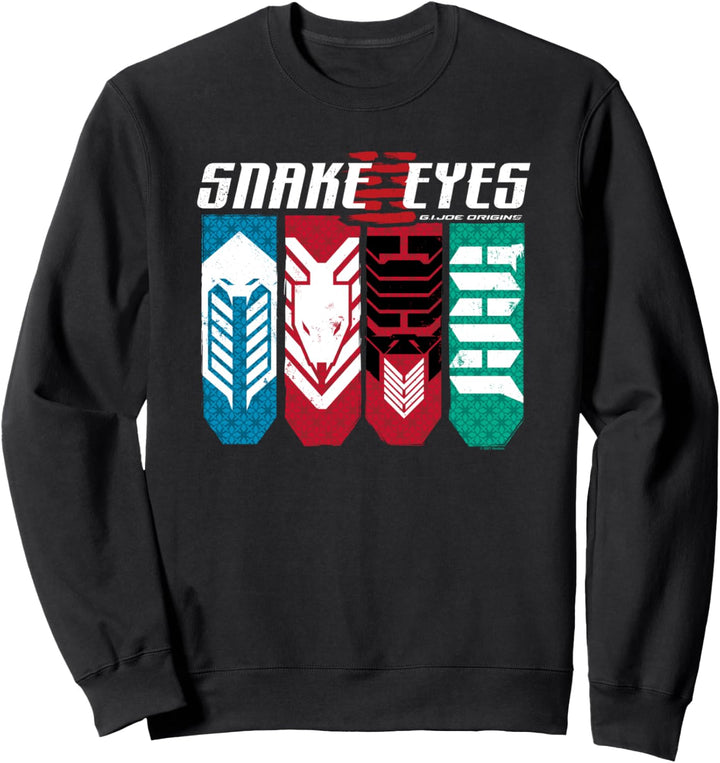 Snake Eyes Symbols Box-Up Sweatshirt