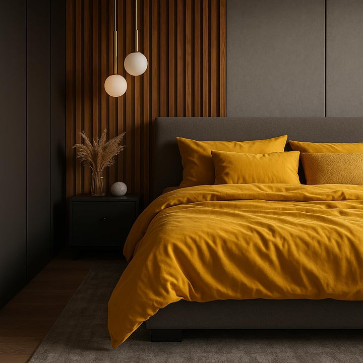 VelvetHome Deluxe Bettwäsche 135x200 Baumwolle Bettbezug 135x200 cm mit Kissenbezug 80x80 cm Hohe Qu