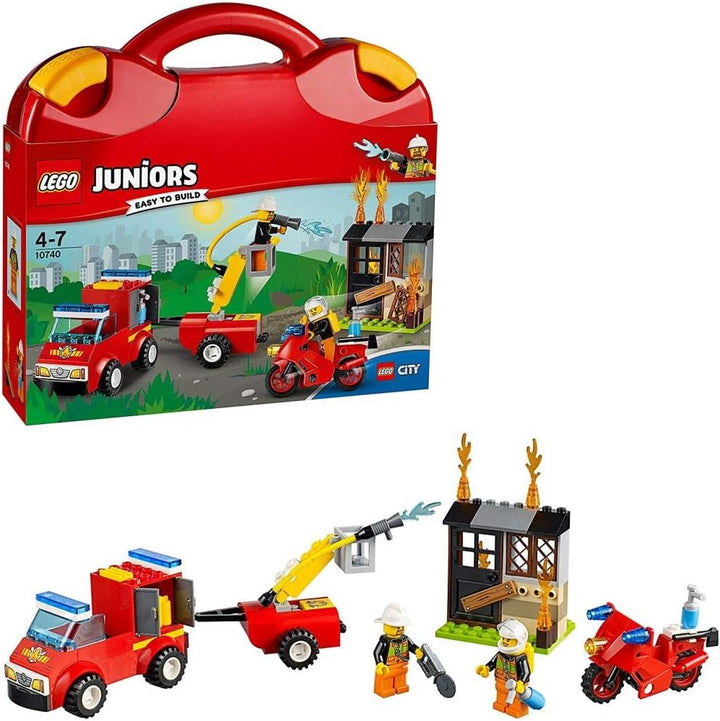 LEGO Juniors 10740 - Löschtrupp-Koffer 10740 Löschtrupp, 10740 Löschtrupp