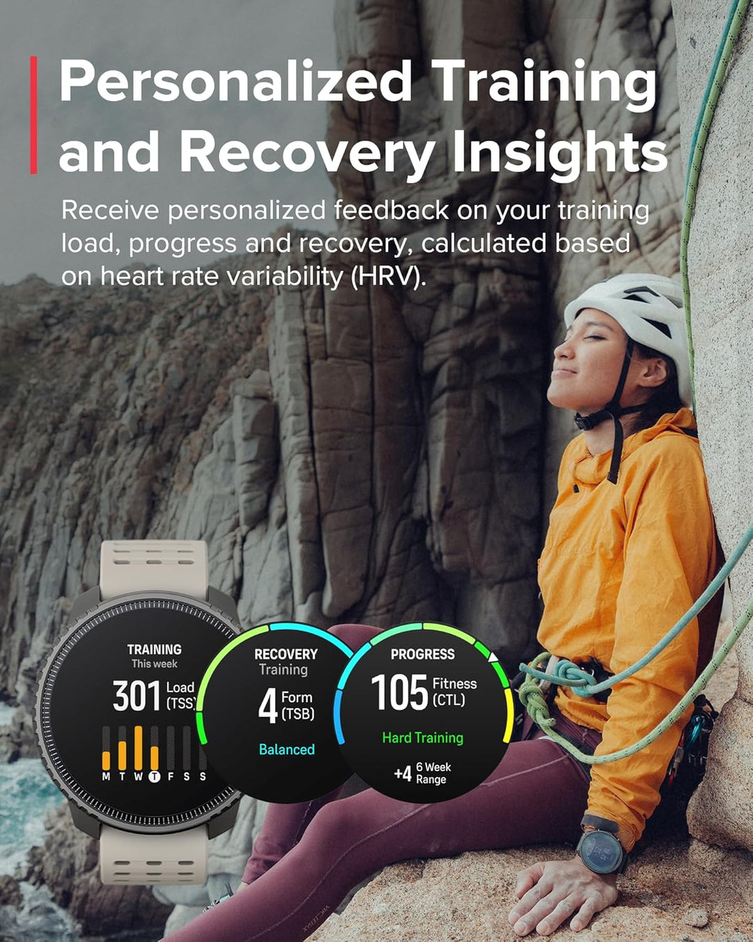 SUUNTO Vertikal: Abenteuer-GPS-Uhr, grosses Display, Offline-Karten, Solarladung Lime Black Edelstah
