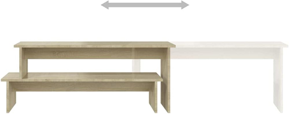 vidaXL TV Schrank Industriestil Lowboard Sideboard Fernsehschrank Fernsehtisch TV Möbel Tisch Board