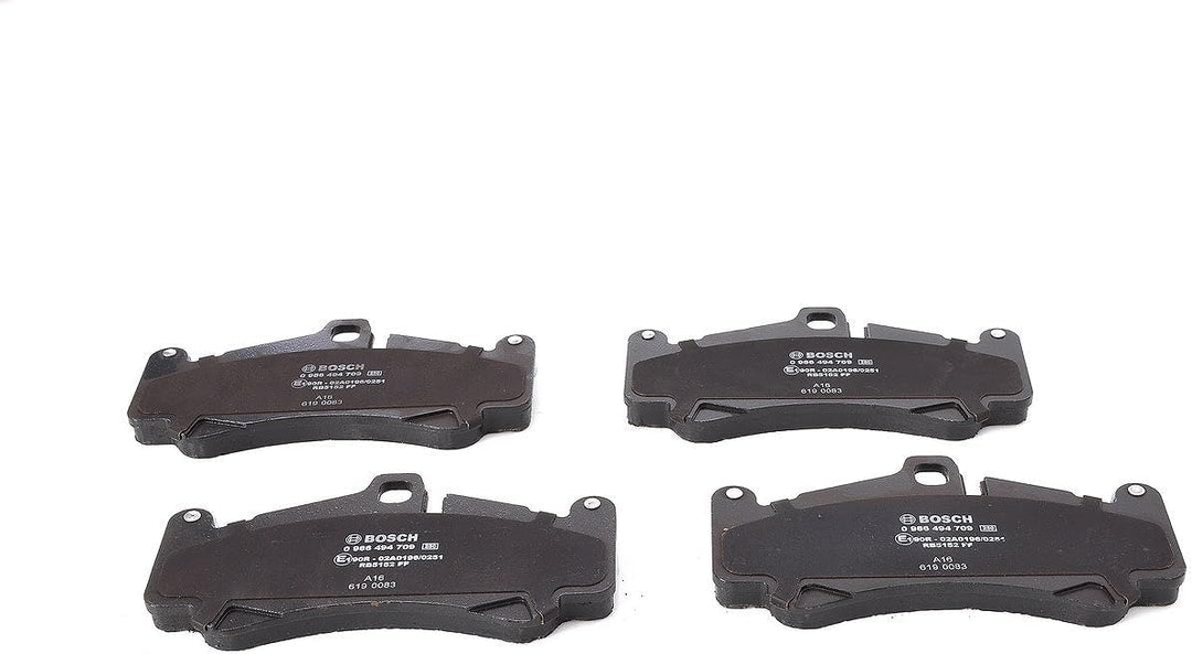 Bosch BP1704 Bremsbeläge - Vorderachse - ECE-R90 Zertifizierung - vier Bremsbeläge pro Set
