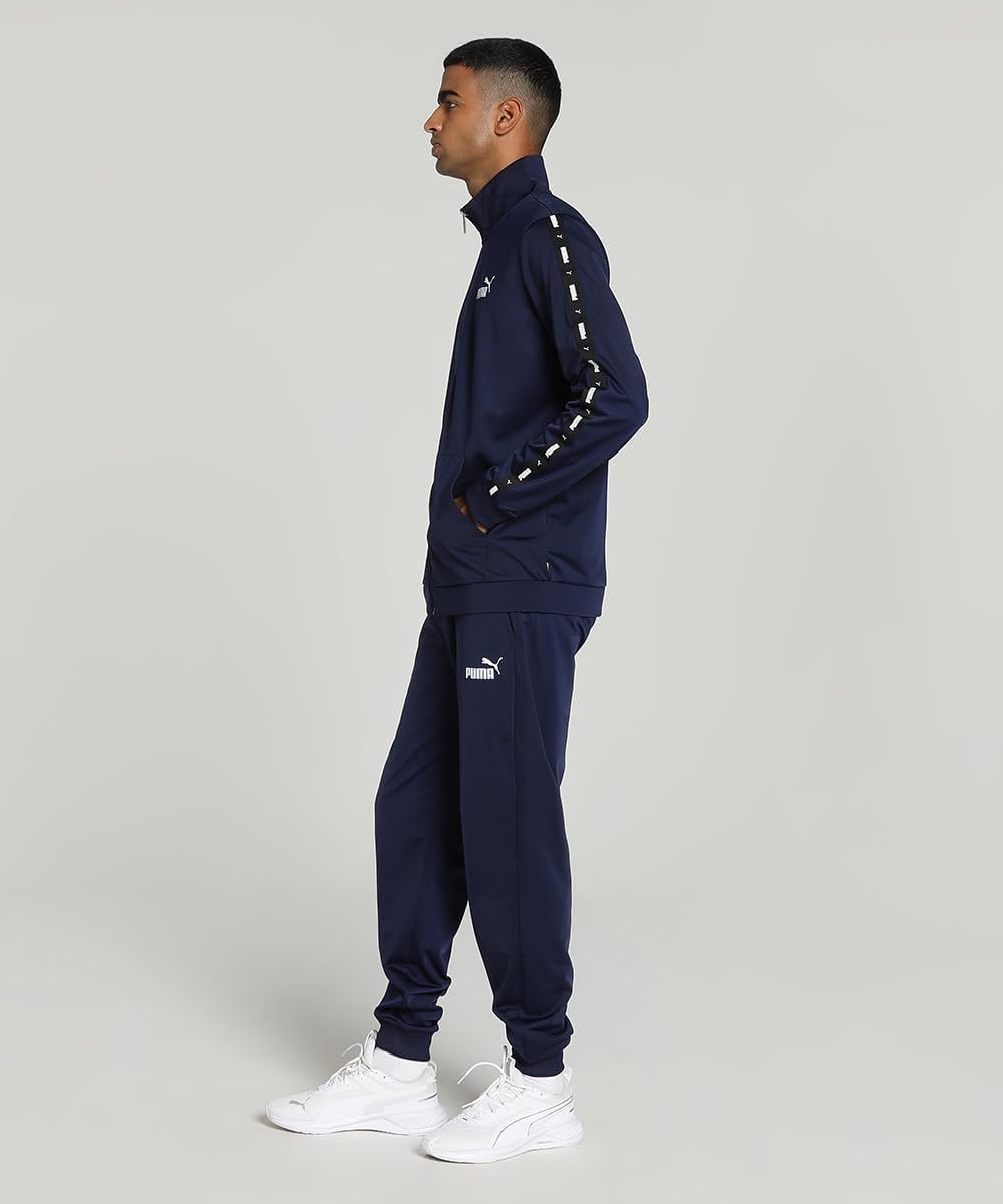 PUMA Herren Tape Poly Suit Cl Trainingsanzug M PUMA Navy, M PUMA Navy