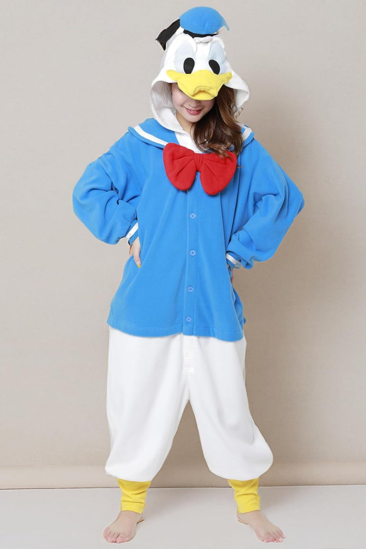 Donald Duck Disney Onesie Kigurumi Einteiler Onesie Kostüm Jumpsuit | SAZAC Kigurumi | für Kinder un