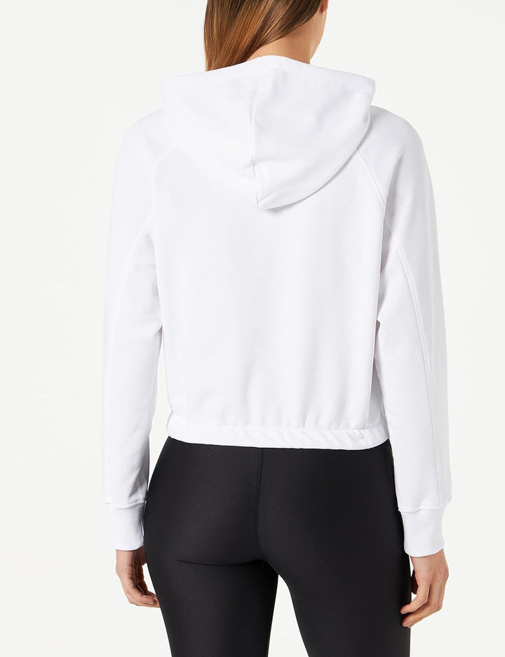 FILA Damen Sarena Cropped Kapuzenpullover S Bright White, S Bright White