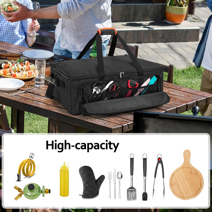 HODRANT Pizzaofen Tragetasche, Kompatibel Mit Ooni Koda 12 Gas Pizzaofen, Outdoor Abdeckung Mit Schu