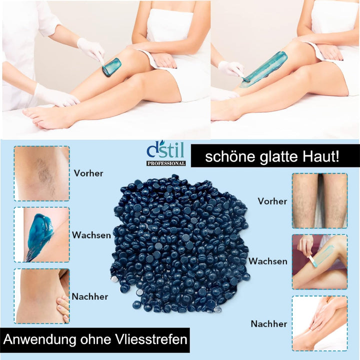 Dstil Professional Wax Wachsperlen Azulen Wachs zur professionellen Haarentfernung für den gesamten