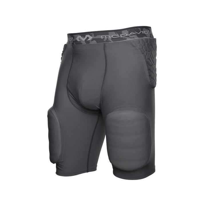 Mcdavid 7333 Hex Pad Intergraded Girdle mit 5 Pads, Grau Grau S, Grau S